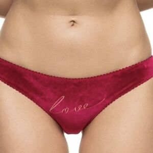 KissKill velvet red underwear